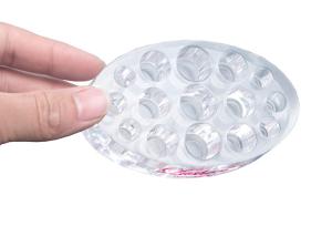 China Acrylic Oval Ink Cup Holder Permanent Makeup Tattoo Accessories Acrylic Material factory