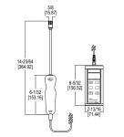 Original Dwyer 485B THERMO-HYGROMETER Dwyer 485B-1