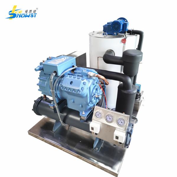 China Industrial Seawater Flake Ice Machine 3 Ton 380V factory