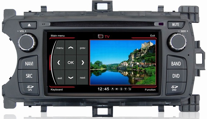 Ouchuangbo audio radio sat navi kit for Toyota Yaris 2012 S100 Platform with 3G WIFI 1080P video player OCB-146