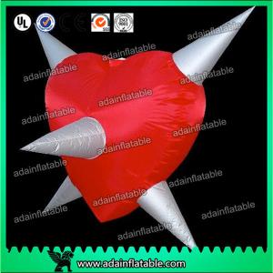 China 1m Valentine Inflatable Led Light Love Indoor Wedding Inflatable Decorations factory