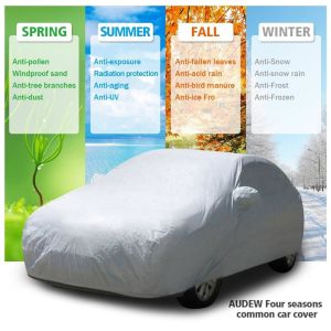 Breathable Universal Fit Car Cover , Windproof Cloth Car Seat Covers