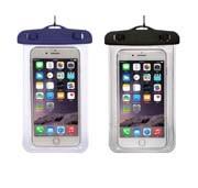 China Black Waterproof Cell Phone Pouch , Dry Bag Phone Case For Pools Beach Kayaking factory