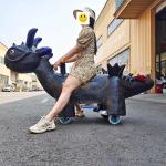 Electric Dinosaur Electric Scooter 250W For Dinosaur Theme Parks
