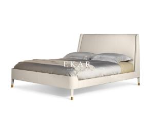 China Different Kinds of Modern Designer Divan King Size Upholstered Bed factory
