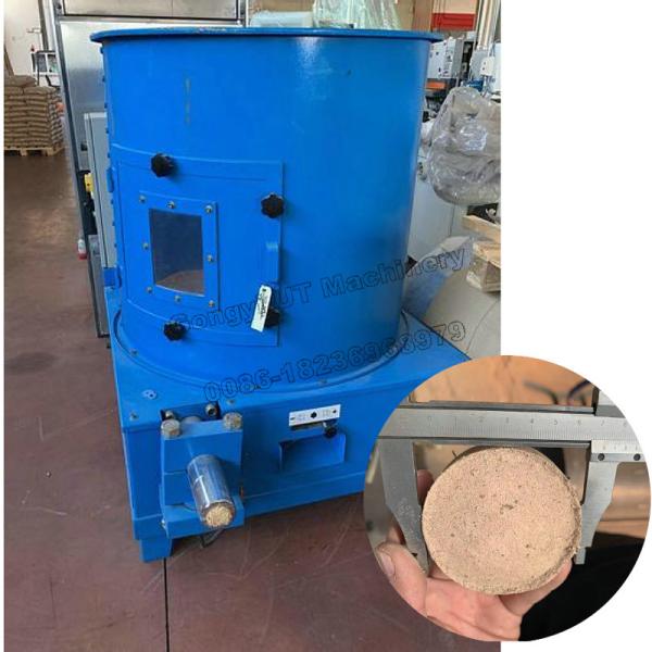 2023 Biomass Wood Piston Press Punching Briquetting Machine for Hexagonal Briquettes