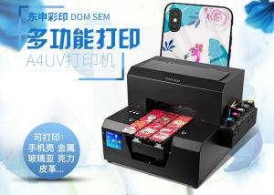 China A4 Size Cell Phone Case Printer , Phone Cover Printing Machine Cmykw Ink Color factory