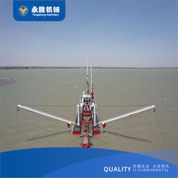 6 inch mini cutter suction dredger for small river channel, 30m3/h sediment