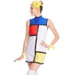 Charactors Costume Modern A-Line Blocks Colors Contrast Sequins Trimmed Jazz