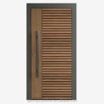 Modern Single Solid MDF Wood Doors 88cm Wooden Door For Entrance