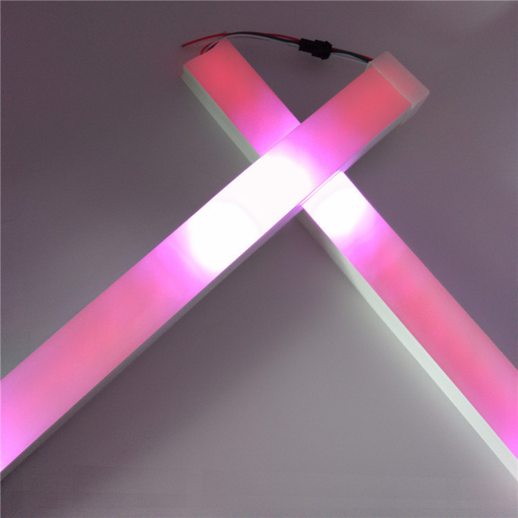 Amazing Topsung Digital led neo strips 40mm wide navidad luces 24v pixel led neon bar dmx 512 flexible nen strips