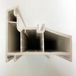 Gkbm Greenpy 88 UPVC Window Profiles Fixed Window Frame