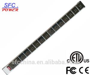 China ETL FCC CE Approved aluminum alloy 5V 2.1A USB 15 port charger for Laptop,Smart Charging Strip for Cell Phone factory