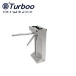 Stainless Steel RFID Fingerprint Security Tripod Turnstile Gate 100-240V Access