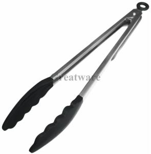 China Silicone Kitchen Tongs 12-Inch factory