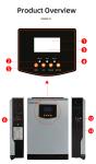 5500W MPPT Hybrid Inverter 5KW 48V Off Grid Solar Inverter Without Battery