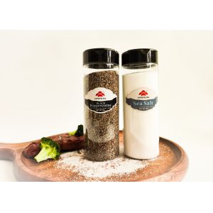 Customizable Manual Refillable Plastic Jar With Lid Spice Containers Plastic