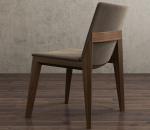 Dining Chair Wood Style Solid Wood Luxury Modern Design PU Leather Material