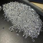 Engagement Ring White Loose Moissanite Diamond 0.9mm - 3mm Melee Size Cubic