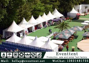 China Luxury Interior Design Heavy Duty Wedding Tent , Commercial Party Tent 2.5m Eave Height factory