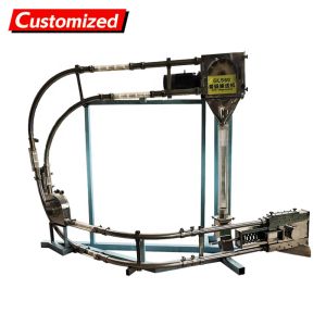 China Customized stainless steel tube chain conveyors are suitable for grain, fertilizer, and feed transportation in space-saving applications. factory