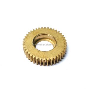 China Customized Small Sintered Metal Parts Copper Gears Powder Metallurgy Bearing factory