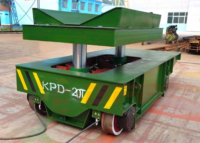50t large capacity rail transfer carriage for assembly line