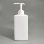 PET Plastic Cuboid 550ml Shampoo Pump Bottles