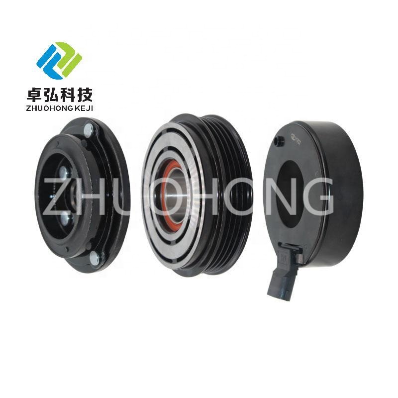Auto AC Compressor Pulley Clutch Kit 4PK 110MM 12V for CHEVROLET SGMW Spark 2002-2012 0.8