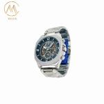 Newly Design Waterproof Silver Bezel Quartz Watch Good Price Logo Customize