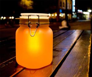 China solar light jar, sunjar, night light,color light, factory