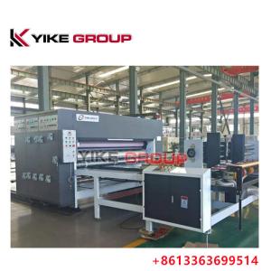 China 1400x2600MM Corrugated Carton Box Making Machine Chain Type Flexo Printer Slotter Machine factory