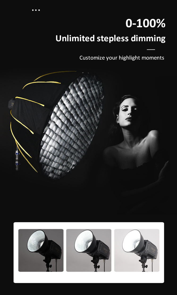 220W 200D High Brightness LED Fill Light For Live Broadcast Or Live Streaming