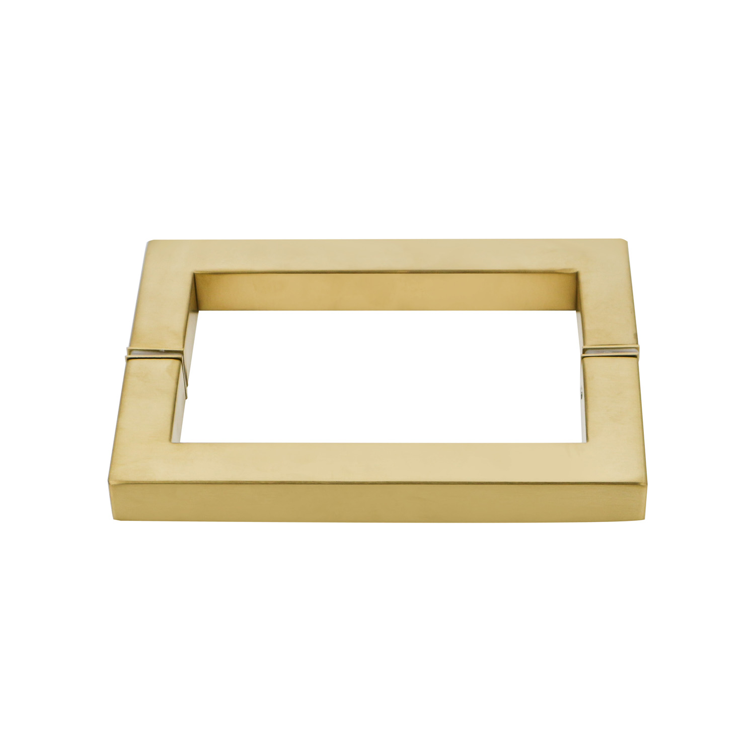 Modern Stainless Steel Shower Door Handle with Square Gold Color Glass Door Pull Handle