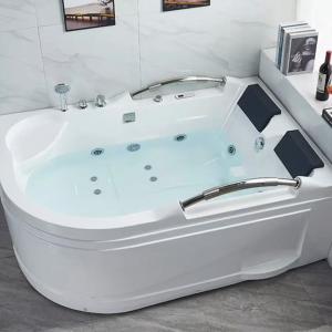 China 2 Person Acrylic Jacuzzi Bathtubs Whirlpool Outdoor Massage Heated Jetted Tub factory