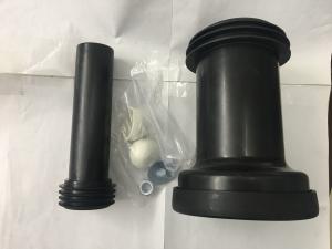 China PVC Material Toilet Straight Connector , Embedded Toilet Waste Fittings factory