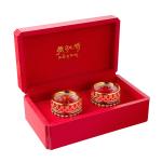 MDF wooden box for tea canister rectangle wooden tea box Storage Gift Red