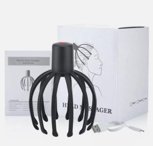 China Silver Body Massage Device 8 Massage Nodes Suitable for Head/Scalp 2 AAA Batteries Needed factory