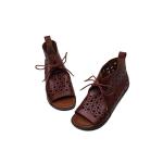 S433 2020 New Sandals Female Open Toe Breathable Cool Leather Sandals Female Ins