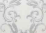 Ivory White Damask Pattern Victorian Wallpaper for Interior Decoration , Anti -