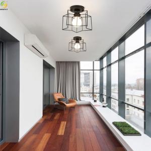 China Iron Pendant Light Home Art Baking Paint Black LED Nordic Pendant Light factory