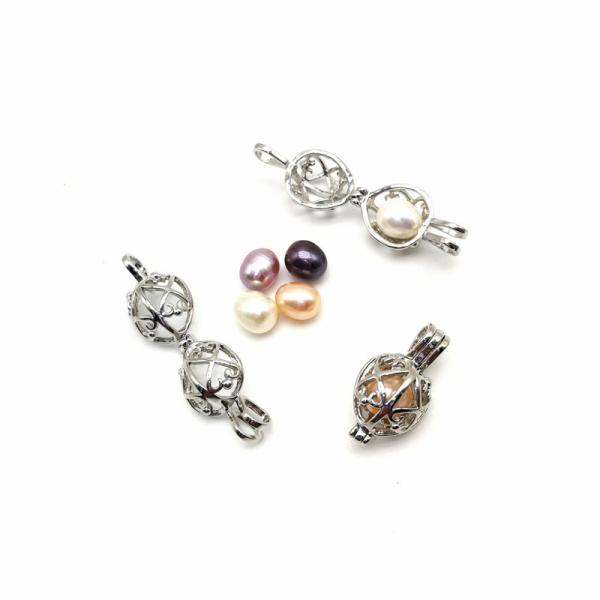 Jewelry Making Oyster Pearl Cage Bead and Essential Oil Diffuser DIY Locket