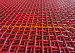 Red 3M Length 45Mn Manganese Steel Wire Screen Mesh