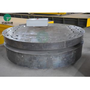 Factory Stable Heavy Load Rail Electrical Turntable Transfer Cart