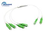2x4 Micro Type Fiber Optic PLC Splitter With Excellent Channel Uniformity