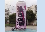 6m High Giant Energy Drink Inflatable Can With Full Printing For Outdoor