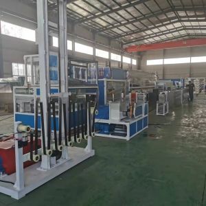 CE Geo Strap Production Line 40mm-120mm Width PET Sheet Extruder Machine