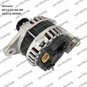 China Alternator 6BT5.9 24V 90A 8PK 5263220 4094089 factory