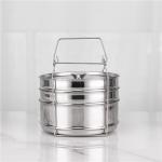 20cm 3 Layer Stainless Steel Steamer Basket Dumpling Vegetable Steamer Pot