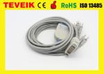 Teveik Factory Price Fukuda Denshi 10 leadwire DB 15pin ECG/EKG Cable For